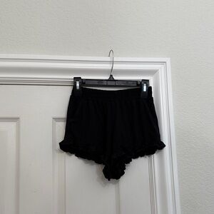 Tucker + Tate Black Ruffle Trim Shorts size 7/8 S